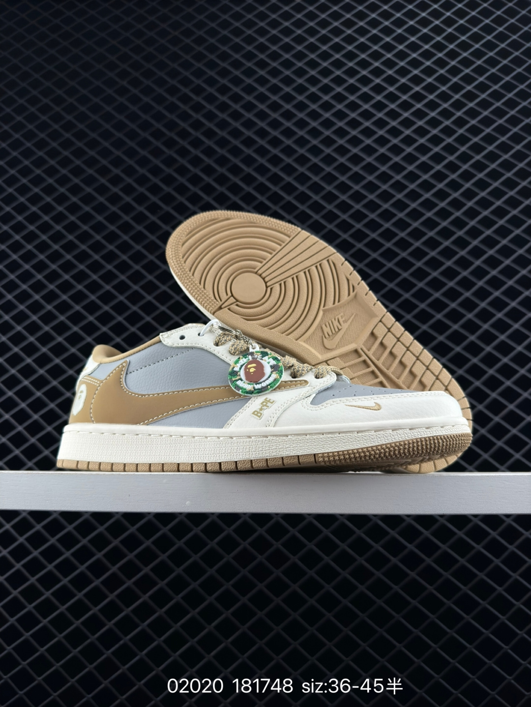 Bape x Travis Scott x Air Jordan 1 Low Bape x AJ1